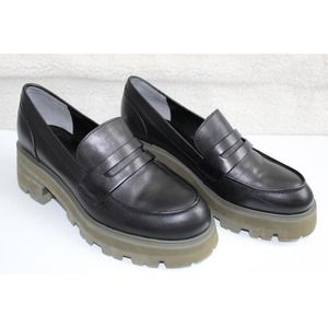 Marc Fisher LTD Latika Lug Sole Loafer in Black, Size 7.5M, MSRP: $175